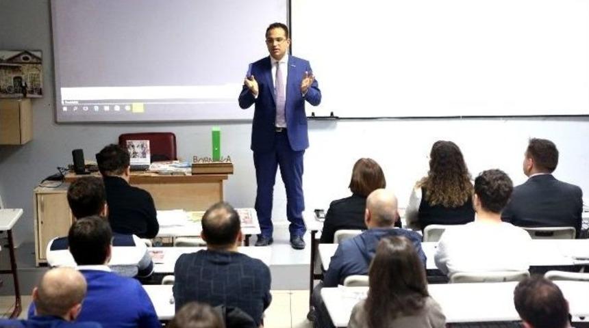 Başkan Atila Derse Girip Bornova&rsquo;yı Anlattı