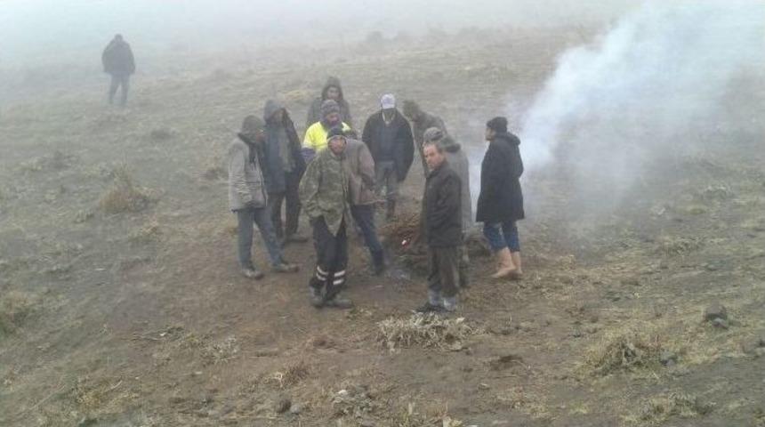 Karaman’da Bir Gurup Köylü Yaylalarına Fidan Dikilmesine Karşı Çıktı