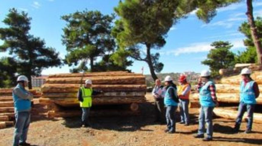 Orman M&uuml;d&uuml;rl&uuml;ğ&uuml;nde &Uuml;retim Tatbikatı Yapıldı