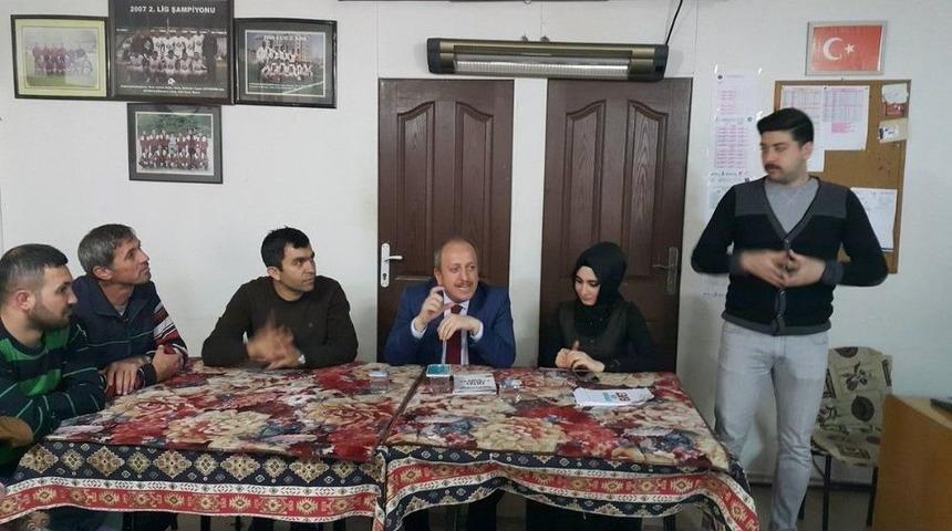 Karadağ&rsquo;dan İşitme Engelliler Derneği&rsquo;ne Ziyaret