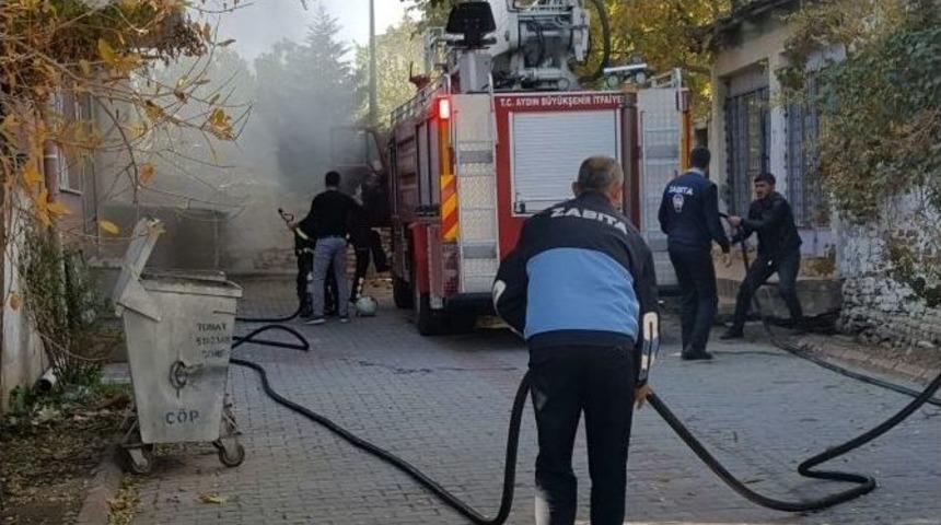 Sultanhisar&rsquo;da Yangın