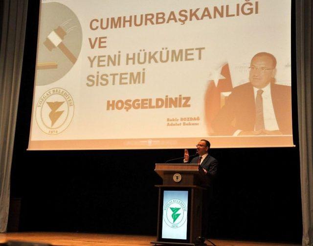 Bakan Bozdağ: “türkiye’nin Bekası İçin Mevcut Sistemin Değiştirilmesi Şart”