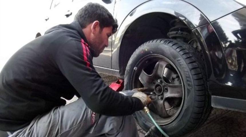 Sanayide Kış Lastiği Yoğunluğu