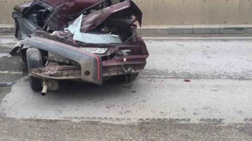 Bursa&rsquo;da İnanılmaz Kaza...bu Ara&ccedil;tan Sağ &Ccedil;ıktı