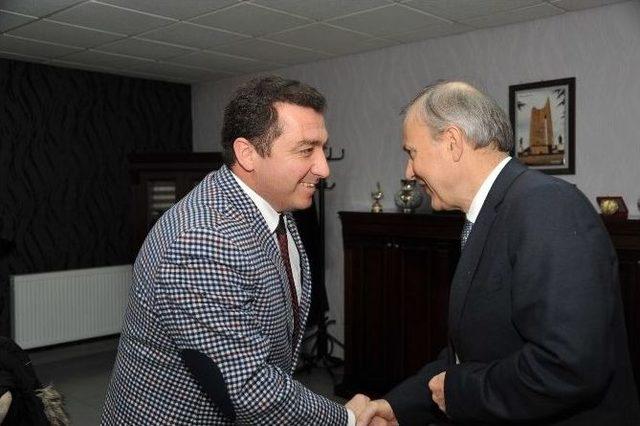 Bilecik İl Emniyet M&uuml;d&uuml;r&uuml; Namal, Başkan Bakıcı&rsquo;yı Ziyaret Etti 3