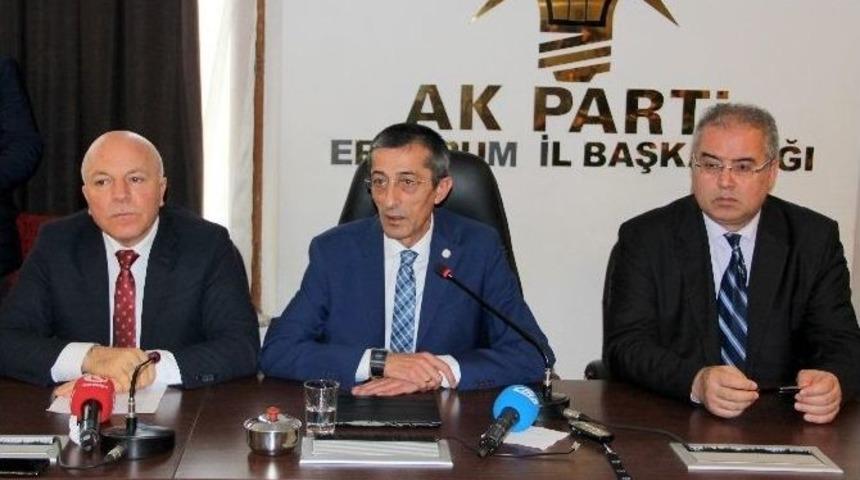 Ak Parti Erzurum İl Başkanı İstifa Etti