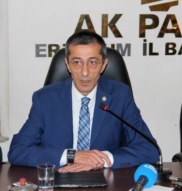 Ak Parti Erzurum İl Başkanı İstifa Etti