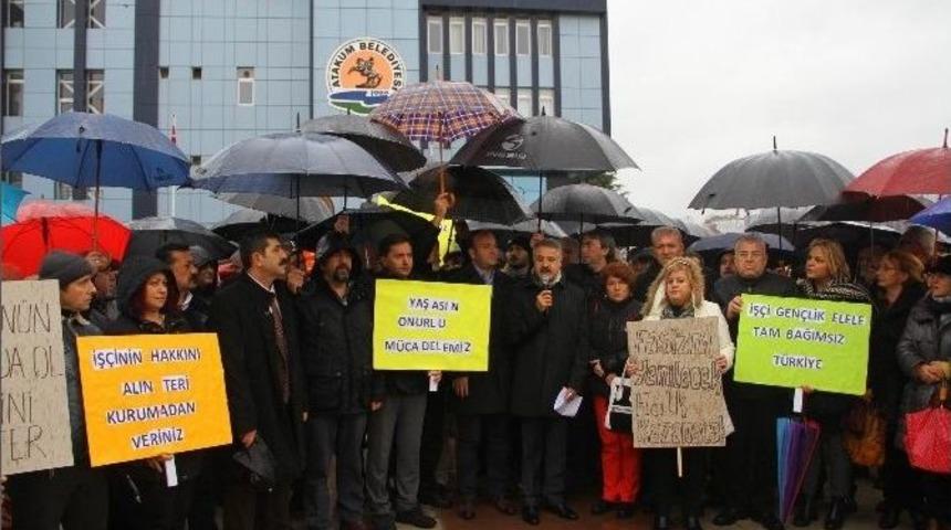 Samsun&rsquo;da Khk Eylemleri