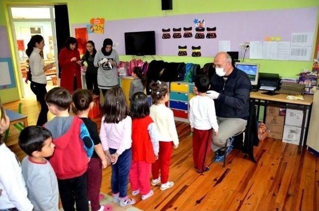 Sarıgöl’de Öğrenciler Diş Taramasından Geçti