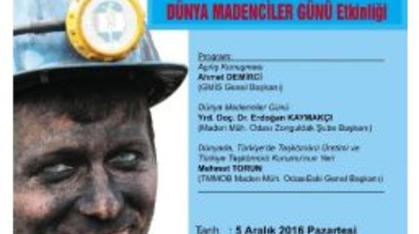 Gmis, D&uuml;nya Madenciler G&uuml;n&uuml; Nedeniyle Etkinlik D&uuml;zenleyecek
