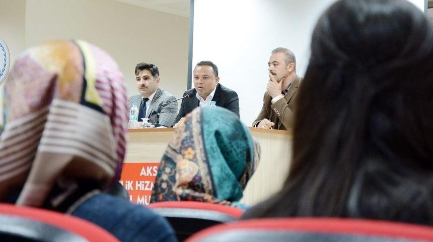 Başkan Karatay Gen&ccedil;lere Yeni Anayasa Ve Cumhurbaşkanlığı H&uuml;k&uuml;met Sistemini Anlattı