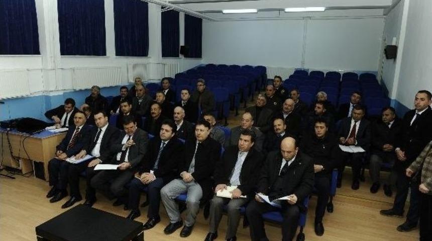 Vali &Ccedil;elik, İn&ouml;n&uuml; İl&ccedil;e Muhtarları Toplantısı&rsquo;na Katıldı