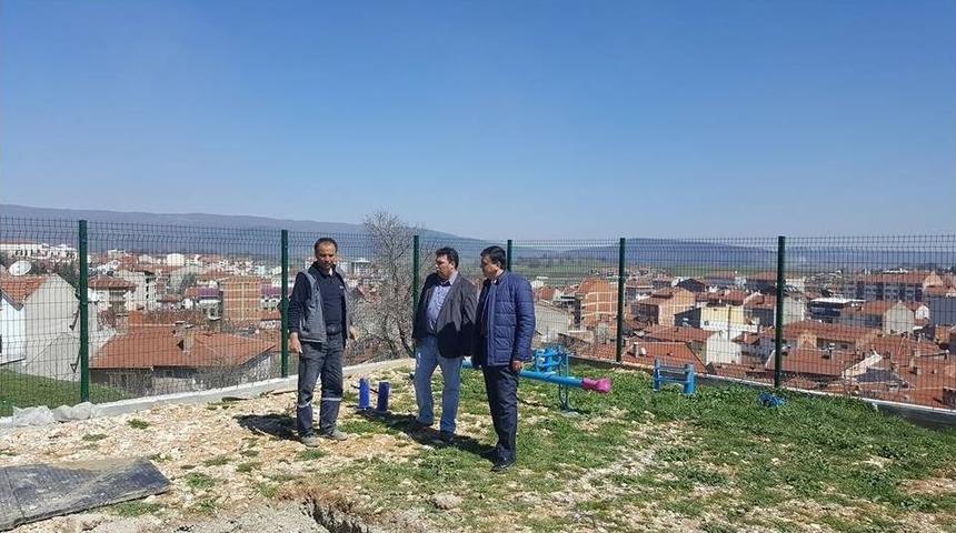 Pazaryeri&rsquo;nde Park &Ccedil;alışmaları Devam Ediyor