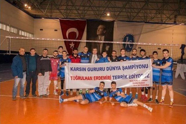 Tvf 1. Ligde Karşılaşması Genç Kafkars Spor: 3 Niksar Belediye Spor: 2