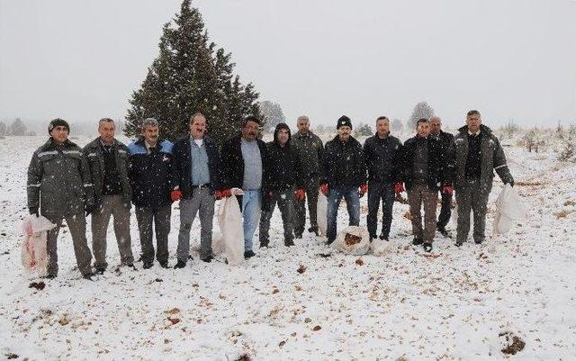 Mersin’e Mevsimin İlk Karı Düştü