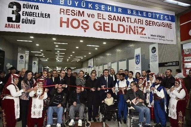 Ankara B&uuml;y&uuml;kşehirden &ldquo;engelliler G&uuml;n&uuml;&rdquo; Sergisi 2
