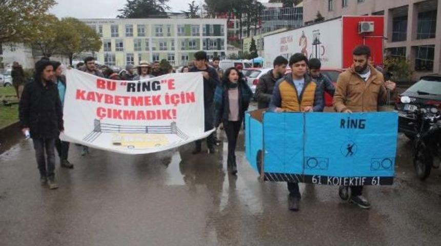 Kt&uuml; Rekt&ouml;rl&uuml;ğ&uuml; &Ouml;n&uuml;nde &lsquo;Ring Otob&uuml;s&rsquo; Arbedesi
