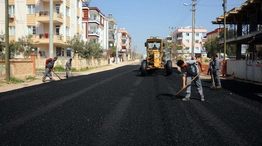 G&uuml;neş Mahallesinin Asfaltı Yenileniyor
