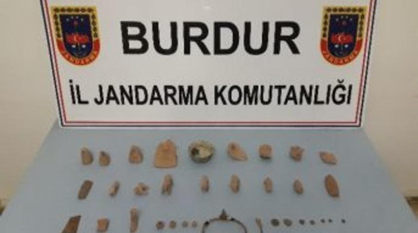 Burdur&rsquo;da Tarihi Eser Operasyonu