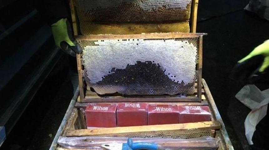 Bitlis&rsquo;te Arı Kovanlarının İ&ccedil;inde Ka&ccedil;ak Sigara Ele Ge&ccedil;irildi