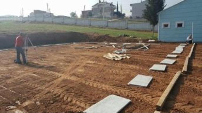 G&uuml;ldede Mezarlığına Gasilhane Yapılıyor