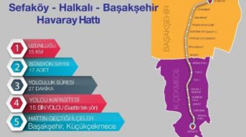 K&uuml;&ccedil;&uuml;k&ccedil;ekmece Sefak&ouml;y -başakşehir Arasında Yapılacak Olan Havarayın İhalesi Tamamlandı