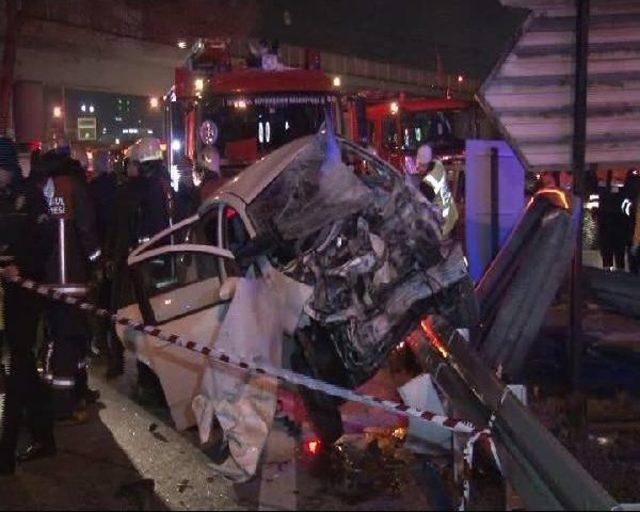 Bahçelievler'de Trafik Kazası: 2 Ölü 2 Yaralı (1)