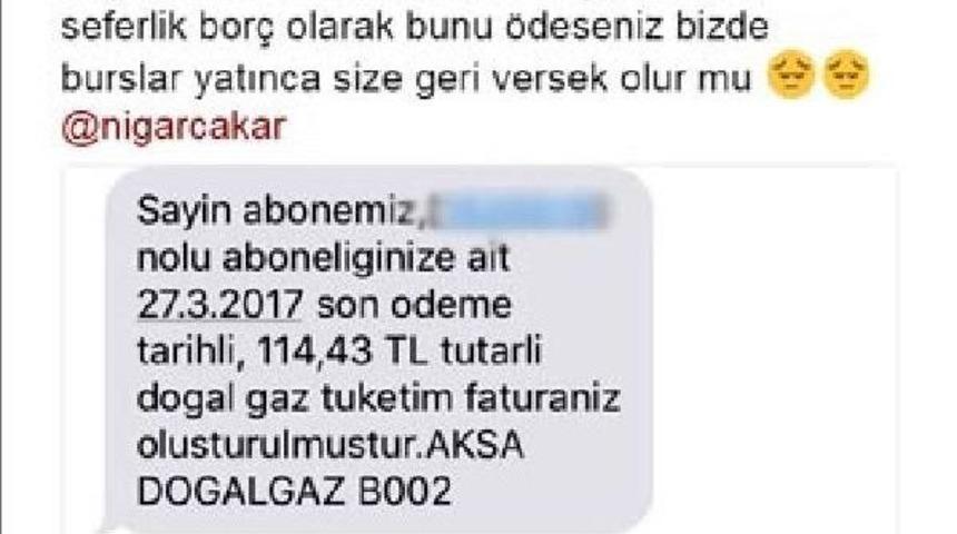 Rekt&ouml;r, &Ouml;ğrencisinin Doğalgaz Faturasını &Ouml;dedi