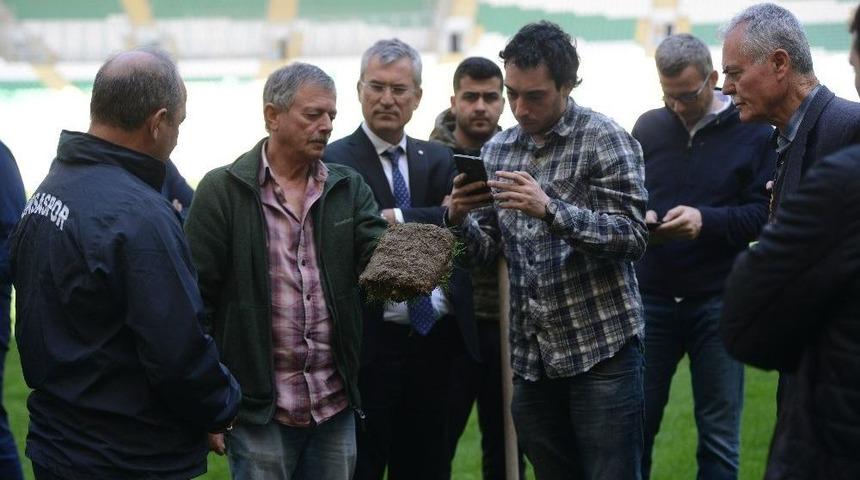 Timsah Arena&rsquo;nın Zemini İncelendi