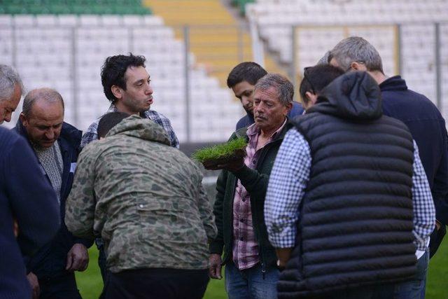 Timsah Arena’nın Zemini İncelendi