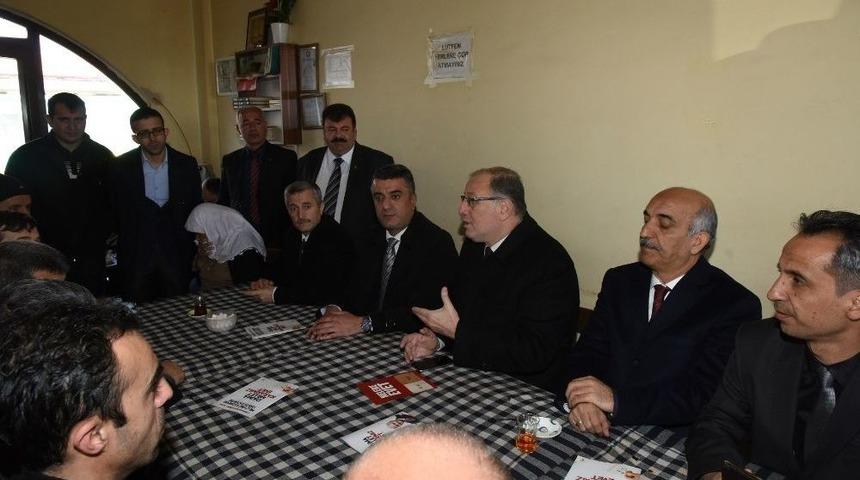 Mavi &Ccedil;arşı Esnafına Cumhurbaşkanlığı H&uuml;kumet Sistemi Anlatıldı