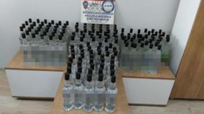 170 Şişe Sahte Rakı Ele Ge&ccedil;irildi