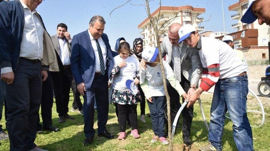 &Ouml;zel &Ouml;ğrenciler Hatıra Ormanı Oluşturdu