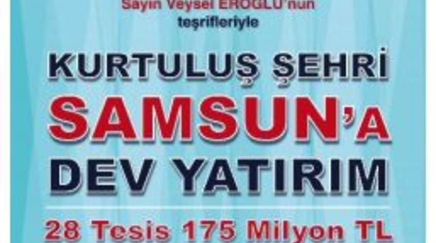 Bakanlar 314 Milyon Tl&rsquo;lik 42 M&uuml;jde İle Samsun&rsquo;a Geliyor