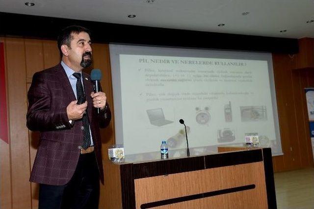 Büyükşehir Belediyesi Atık Pillerin Toplanması Ve Bertarafı Konulu Seminer Düzenledi