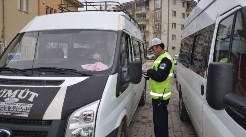 Osmancık&rsquo;ta &Ouml;ğrenci Servisleri Denetlendi