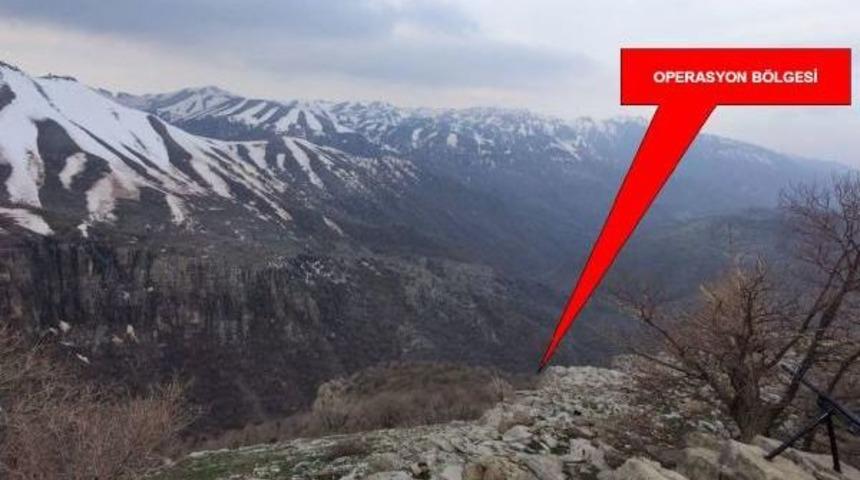 Cudi Dağı B&ouml;lgesinde Jandarma &Ouml;zel Harekat Ve Polis &Ouml;zel Harekattan Ortak Operasyon