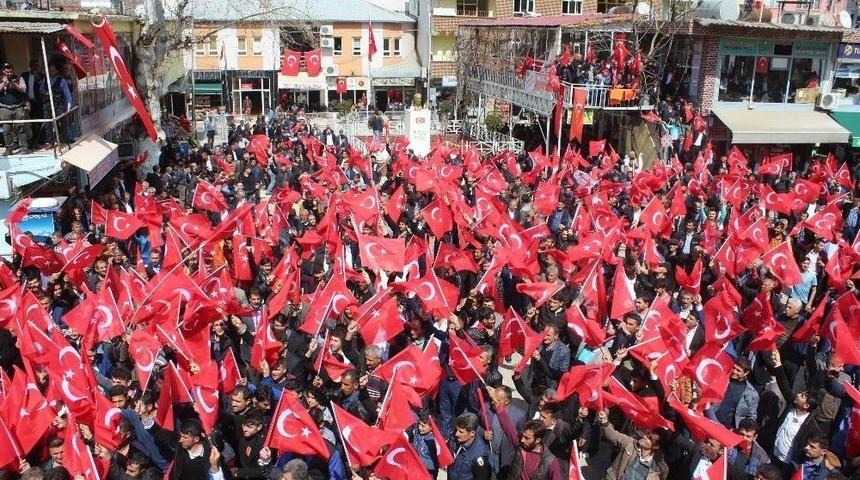 Sason&rsquo;da &lsquo;ter&ouml;re Hayır, Kardeşliğe Evet&rsquo; Mitingi