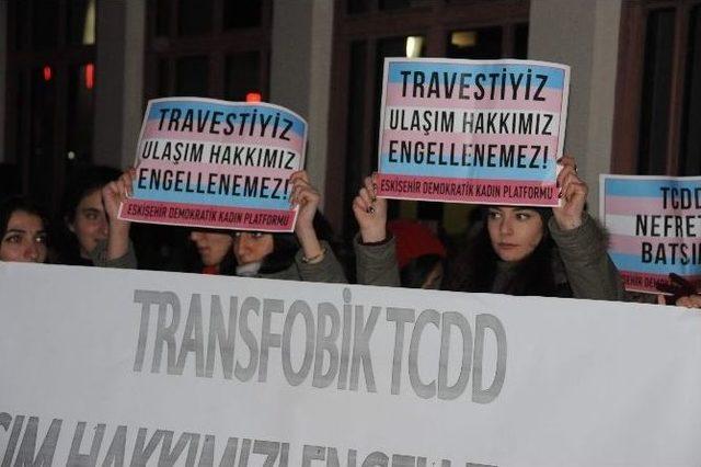 Trene Alınmayan Trans İçin Eskişehirli Kadınlar Ayaklandı