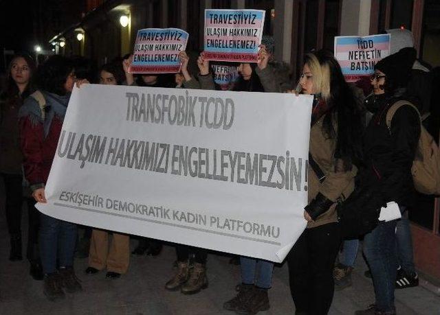 Trene Alınmayan Trans İçin Eskişehirli Kadınlar Ayaklandı