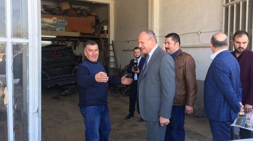 Başkan Keleş,yeni Sanayiyi Gezdi