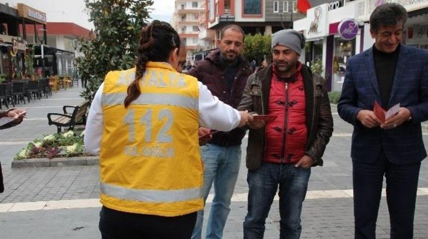 Serik&rsquo;te &ldquo;yaşama Yol Ver Kampanyası&rdquo; Standı