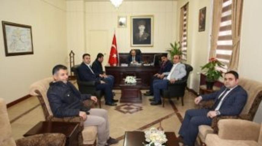 Engellilere Y&ouml;nelik &Ccedil;alışan Stk&rsquo;lar Vali Ustaoğlu&rsquo;nu Ziyaret Etti