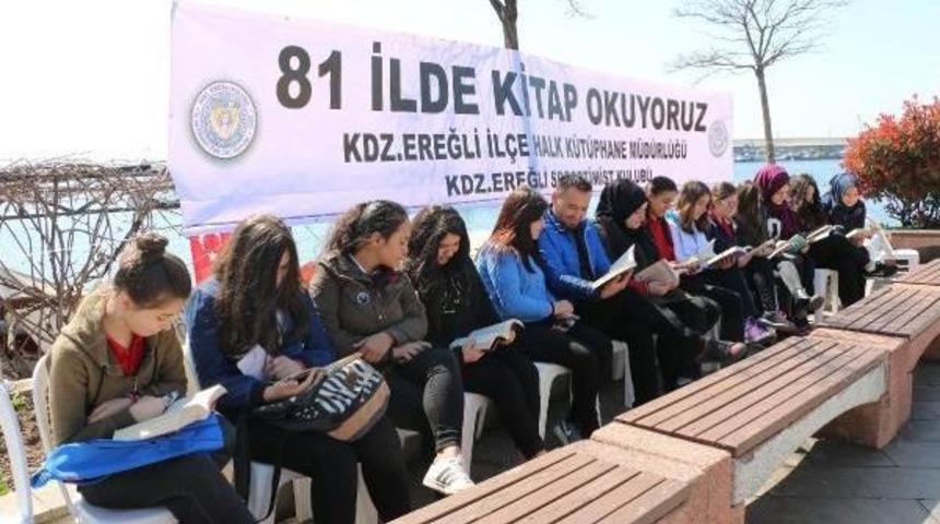 Ereğli'de 700 Kişi Kitap Okudu
