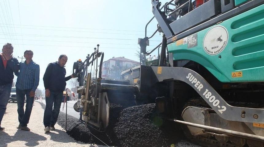 Bolu Belediyesi Asfalt &Ccedil;alışmalarına Başladı