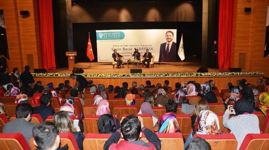 Enerji Ve Tabii Kaynaklar Bakanı Albayrak Rize’de