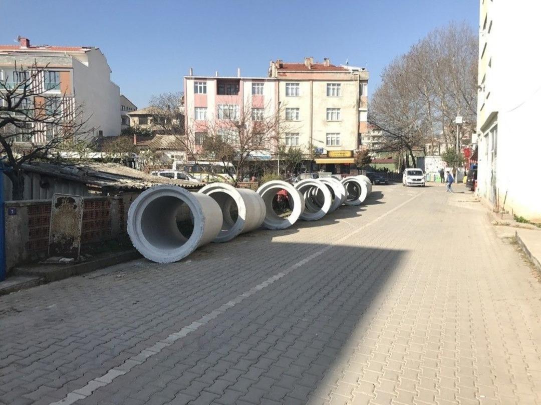 Biga&rsquo;da Altyapı &Ccedil;alışmaları...