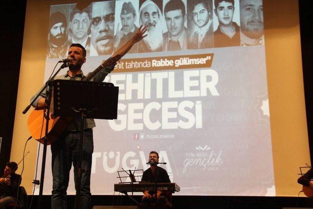 Tügva Çanakkale’den ‘şehitler Gecesi’ Programı