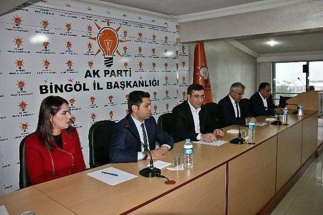 Ak Parti Genel Başkan Yardımcısı Yılmaz Bingöl’de