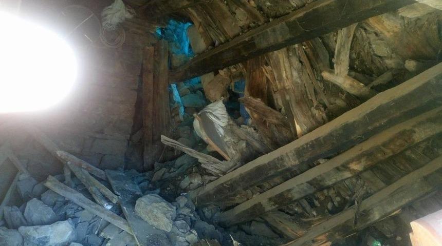 Hayvanların Kaldığı Ahır &Ccedil;&ouml;kt&uuml;: 4 Hayvan Telef Oldu